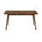 Armen Living Westmont and Azalea Blue and Walnut Wood 5 Piece Dining Set SETWEDI5AZWABLU - alternate 4